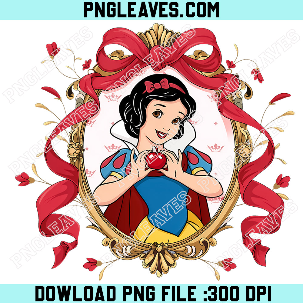 Princess Snow White In Front Of The Mirror Png, Snow White And The Seven Dwarfs Png