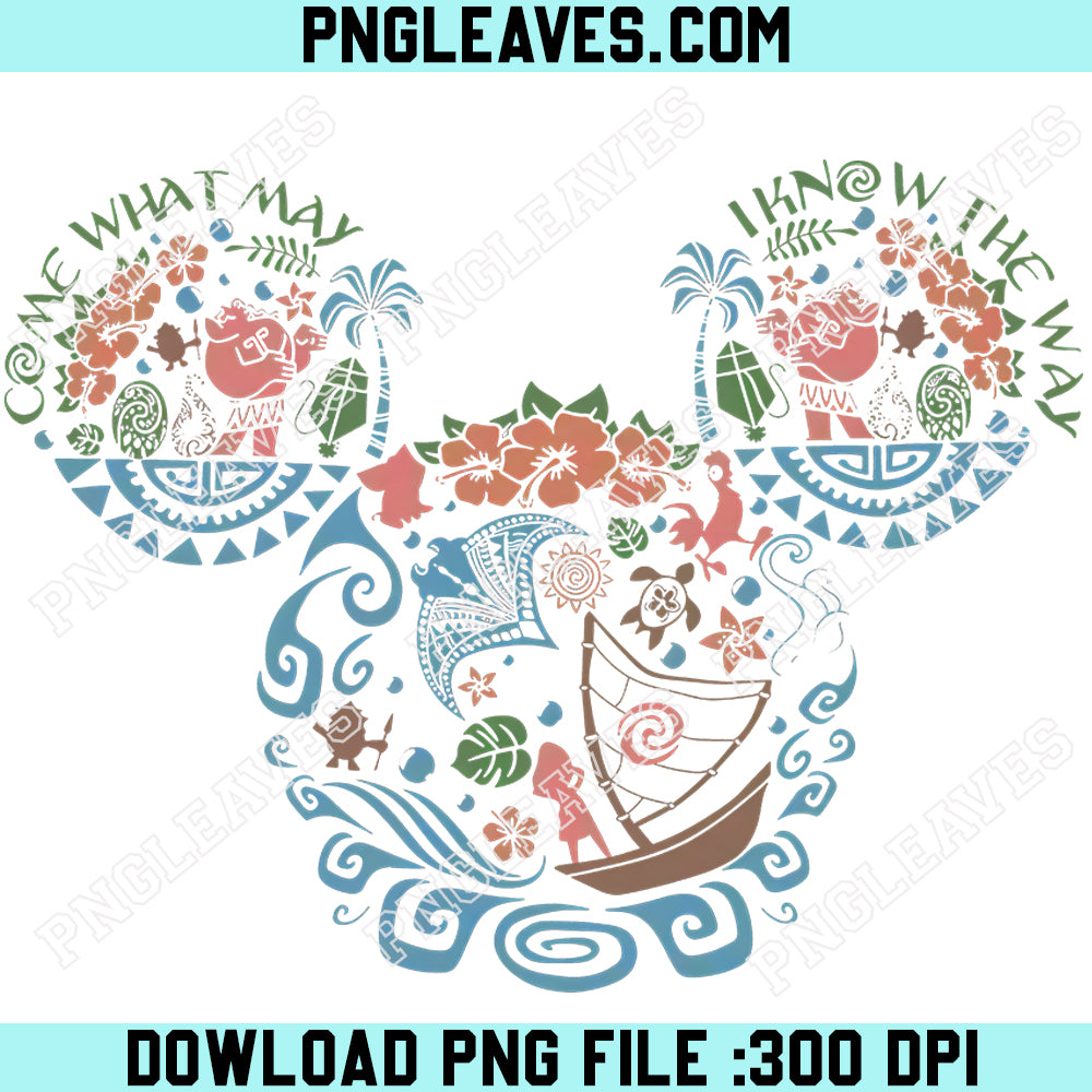 Mouse Moana Png, Mickey Mouse Ears Moana Png