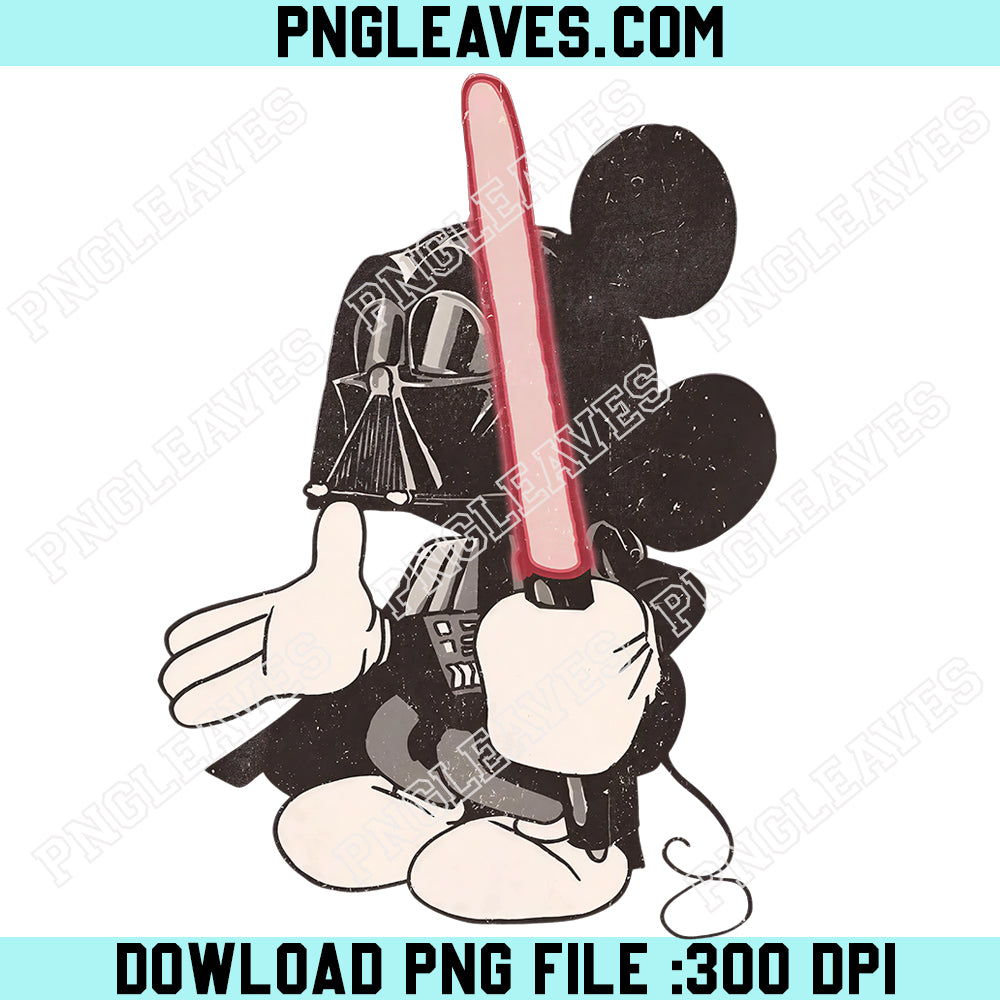 Mickey Darth Vader Star Wars Png, Star Wars Family Mickey Png, Darth Vader Png