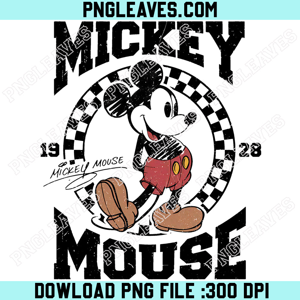 Classic Mouse Character PNG, Distressed Vintage Cartoon Graphic Png