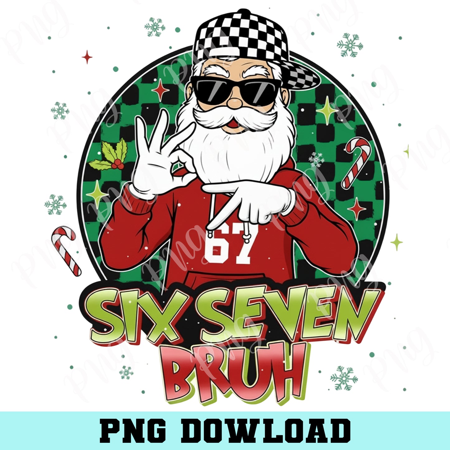 Santa Christmas 6 7 PNG, Christmas PNG, Chrismtas 6 7 PNG