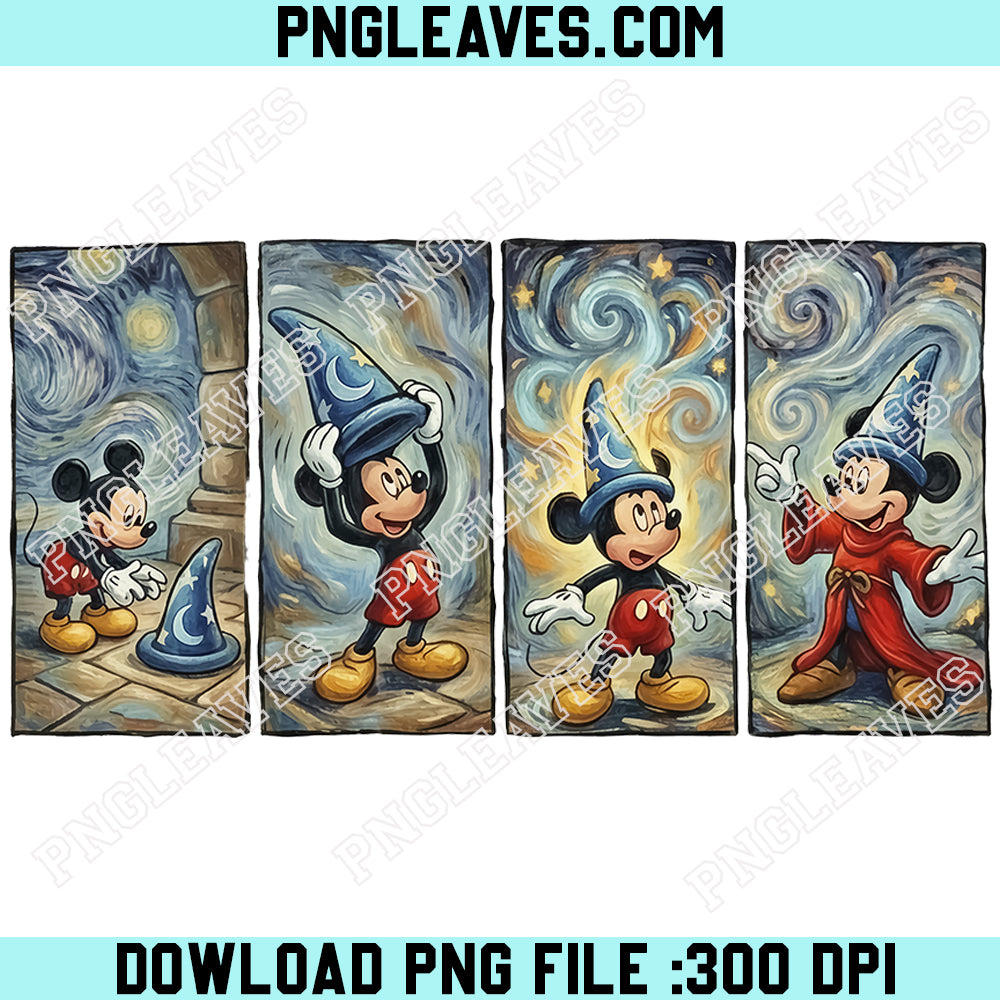 Vintage Walt Disney Fantasia Mickey PNG, Fantasia Mickey PNG, Mickey Sorcerer PNG