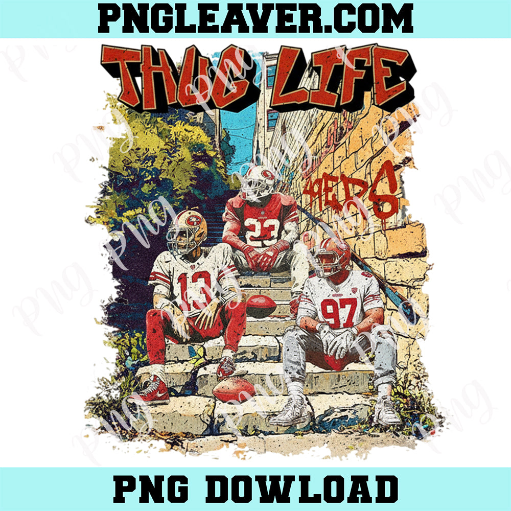 Thg Life 49ERS Football Png, San Francisco Png, Let's Go 49ERS Png
