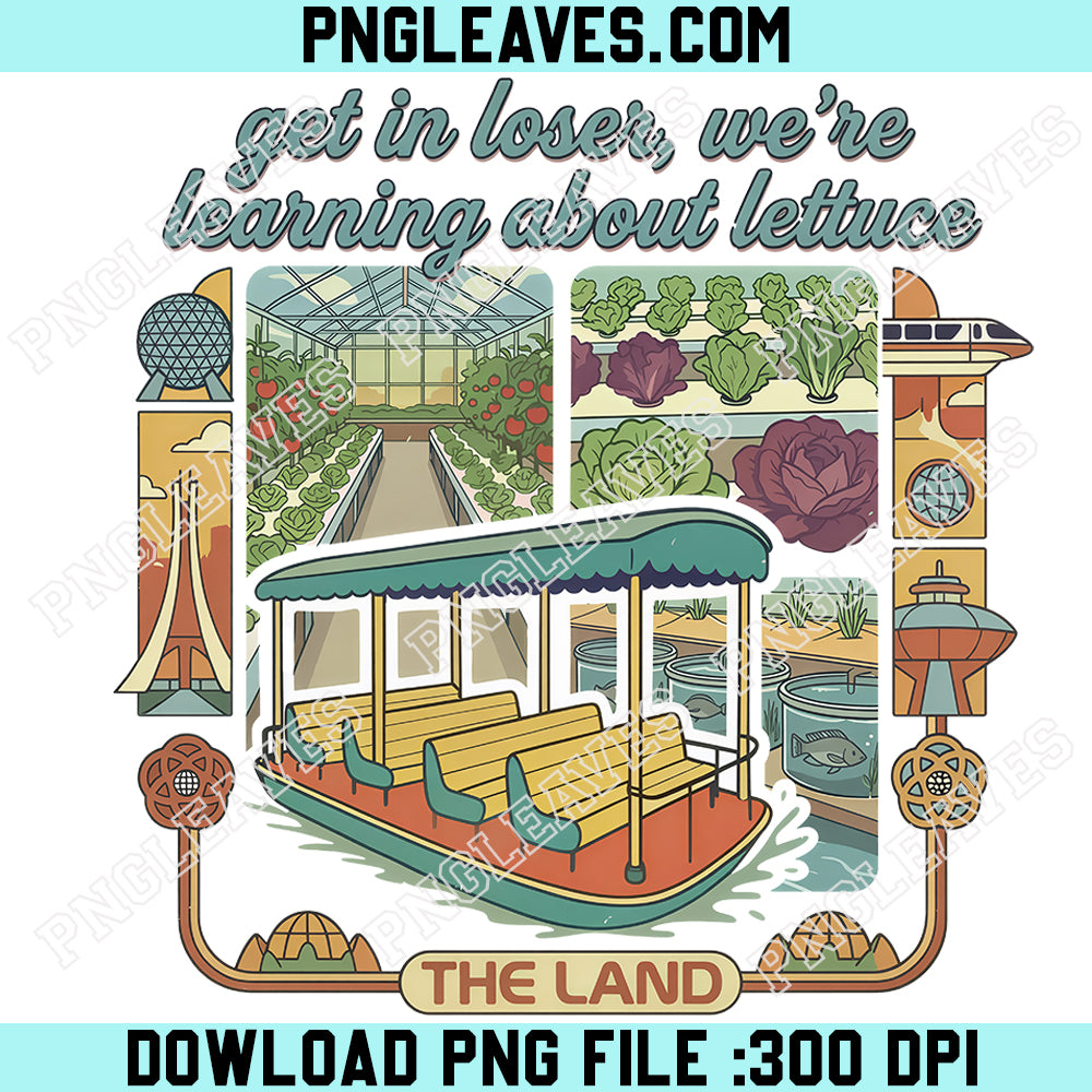 Retro Epcot The Land PNG, Living With The Land Epcot Farming PNG, Disney Family PNG