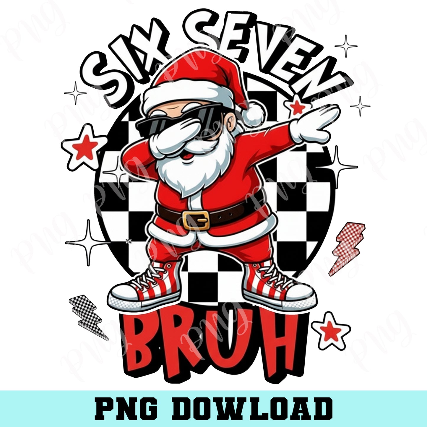 Santa Six Seven Bruh PNG, Viral 6 7 Bruh Christmas Png, Green Mean Guy Holiday Humor Png, Trending Internet Meme Design