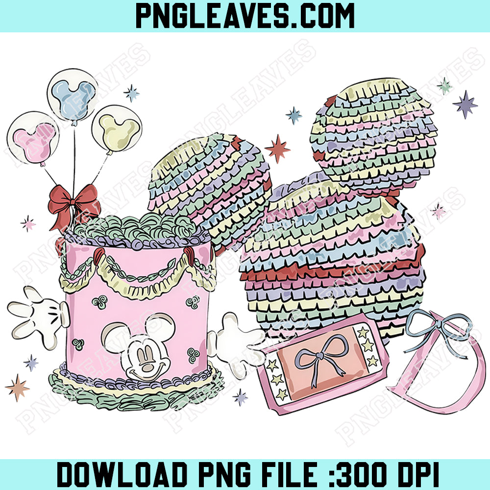 Disney Mickey Cake PNG, Disney Girl Trip PNG, Disney Birthday Mickey PNG