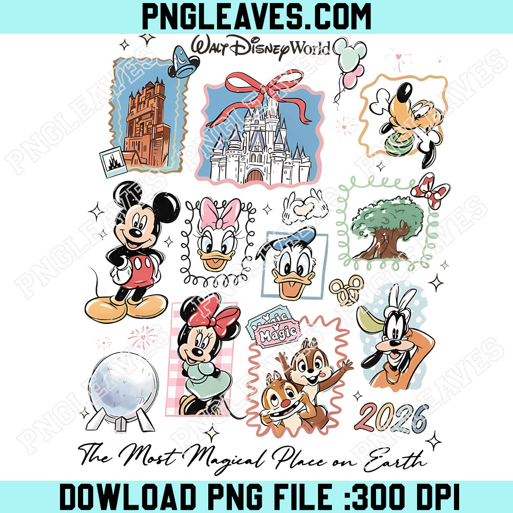 Pooh And Friends Mickey And Minnie PNG, Disney Family Vacation PNG, The Happiest Place On Earth PNG