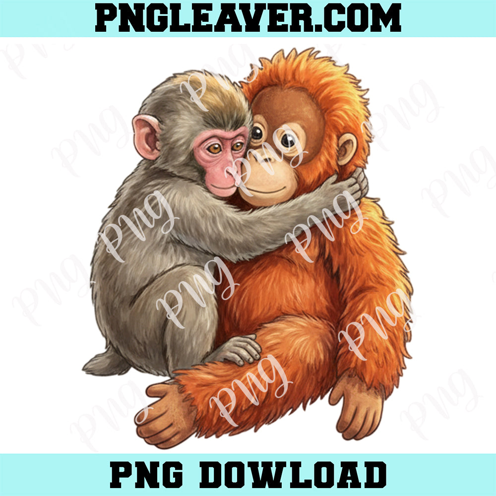 Baby Macaque Hugging Plush Cute Png, Monkey Monkey Punch Png