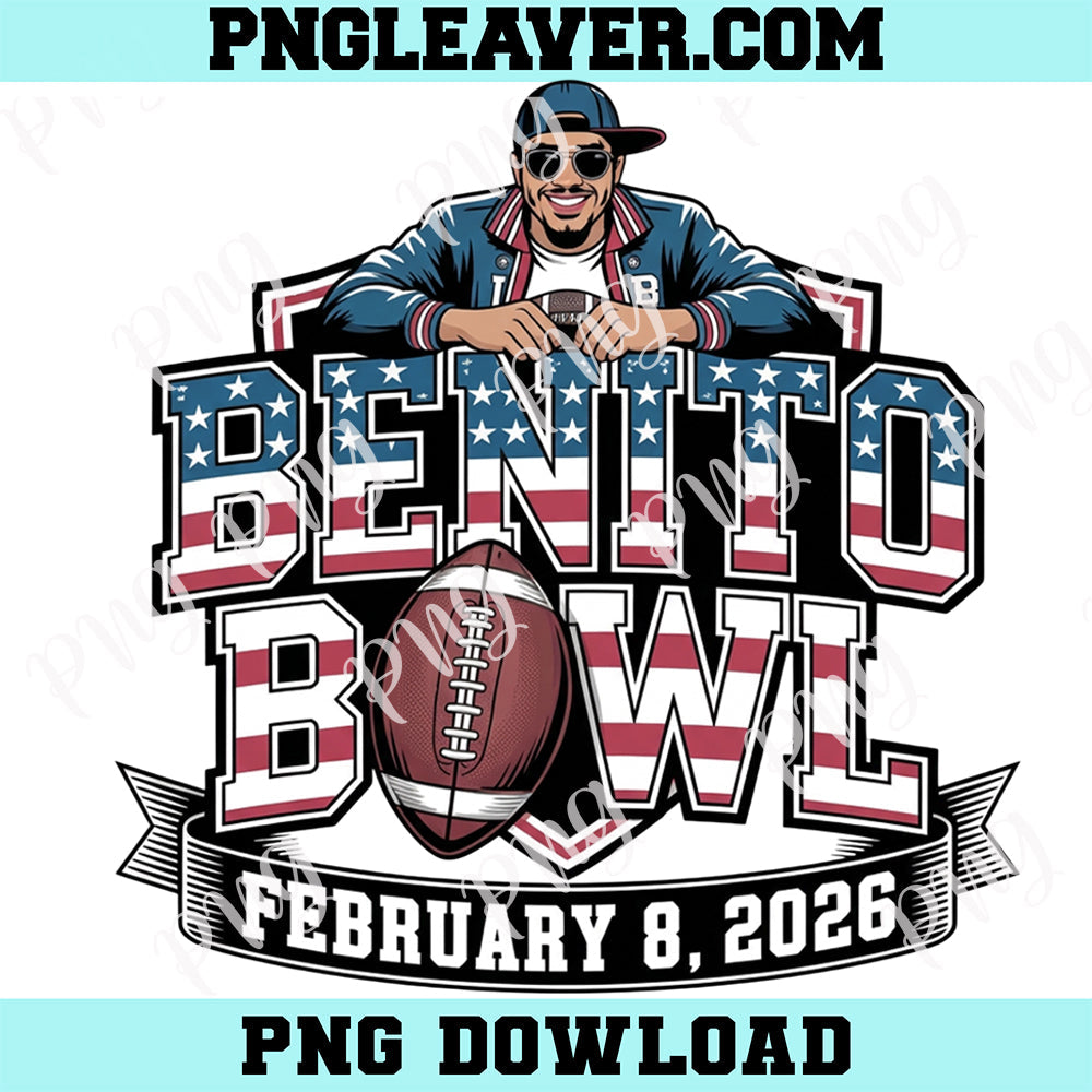 Benito Bowl Halftime 2026 Bunny Bowl Png, Bunny Benito Bowl Png
