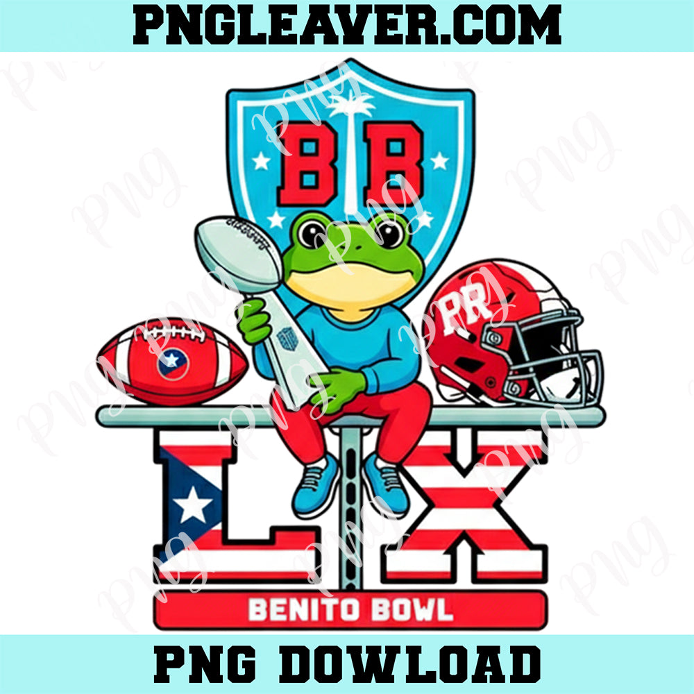 Frog Funny Benito Bowl Png, Half Time Show Png, American Football Game LX Png