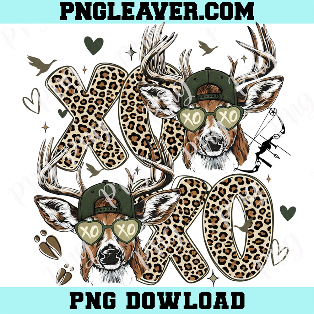 Hunter Valentine Checkered Leopard Png, Camo Valentine Png, Boy Conversation Hearts Png,, Deer Xo Xo Png