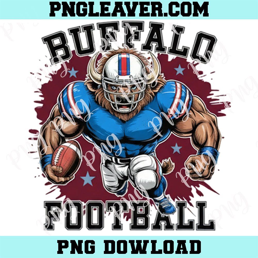 Buffalo Football Melt Png, Bills Football Shirt PNG, Buffalo New York Game Day Sport Png