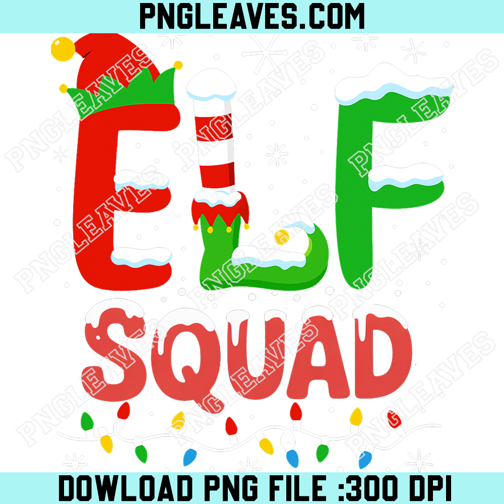 Christmas ELF Squad PNG, Christmas ELF PNG