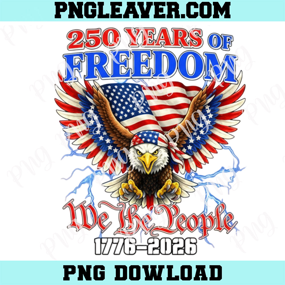 1776 2026 250th USA Birthday Png, Flag Vintage 250 Years American Png