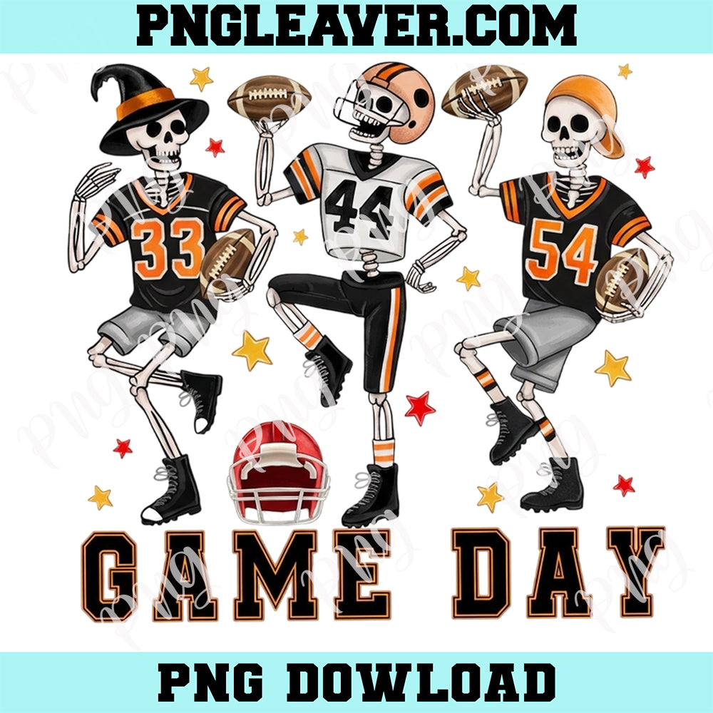 Game Day Skeleton Football Png, Sport Design Png, Retro Game Day Png, Skeleton Football Png