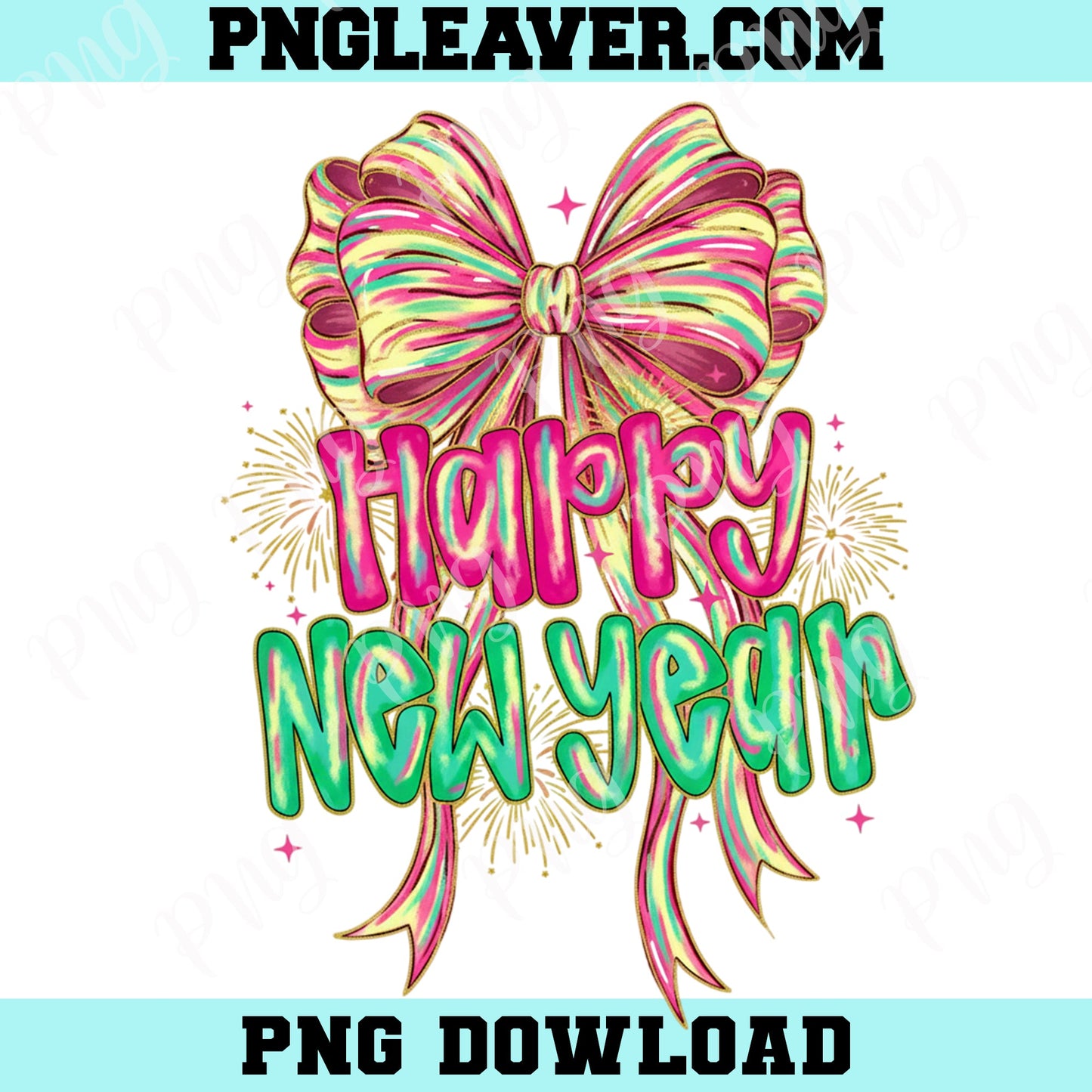 Happy New Year Hand Drawn Png, New Year 2026 Png, Leopard Png, New Year New Me Png
