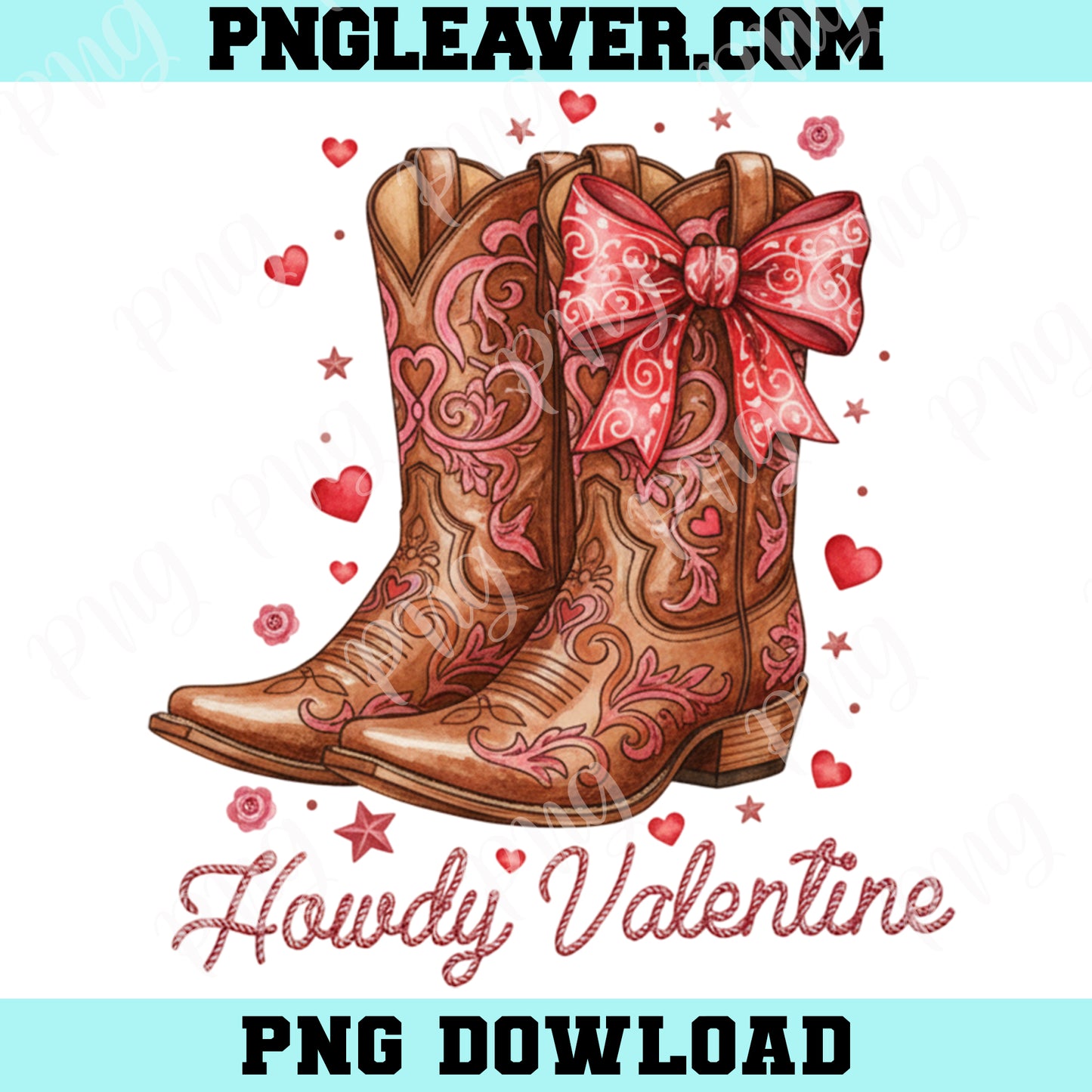 Shoe Howdy Valentine Png, Western Valentine Png, Coquette Valentine Png, XOXO Png