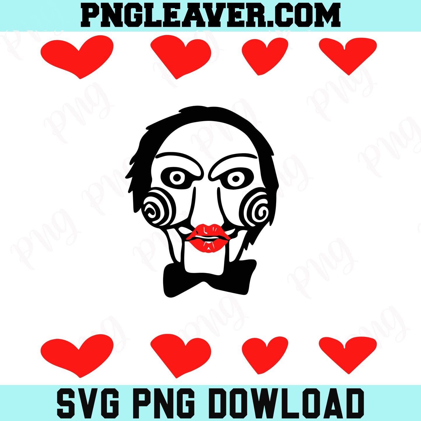 Jigsaw SAW Valentine Svg, Jigsaw SAW Valentine's Day Anniversary Love Svg Png