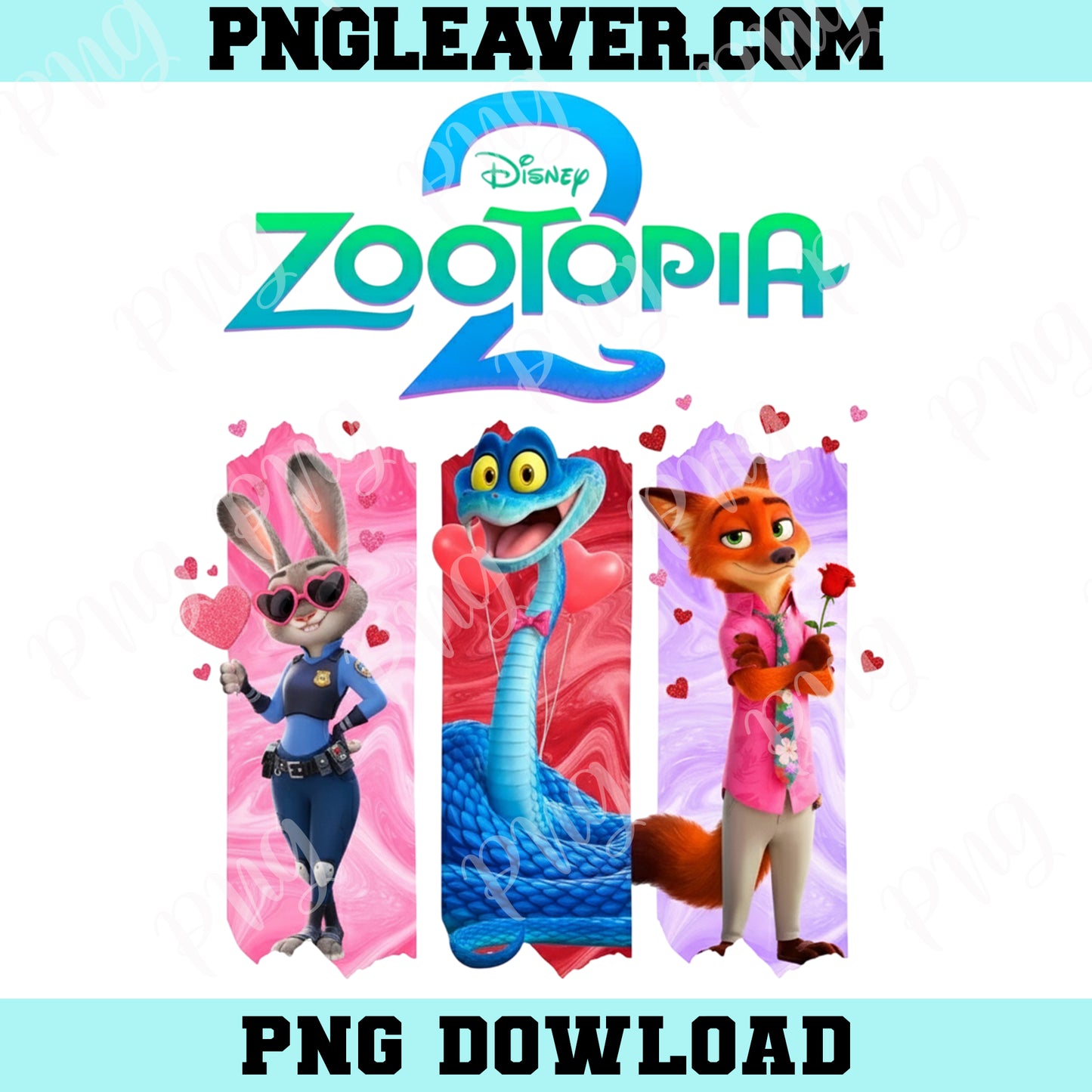 Movie Bunny And Fox Valentine Png, Cartoon Couple Matching Valentine Png, Couple Fox and Bunny Png