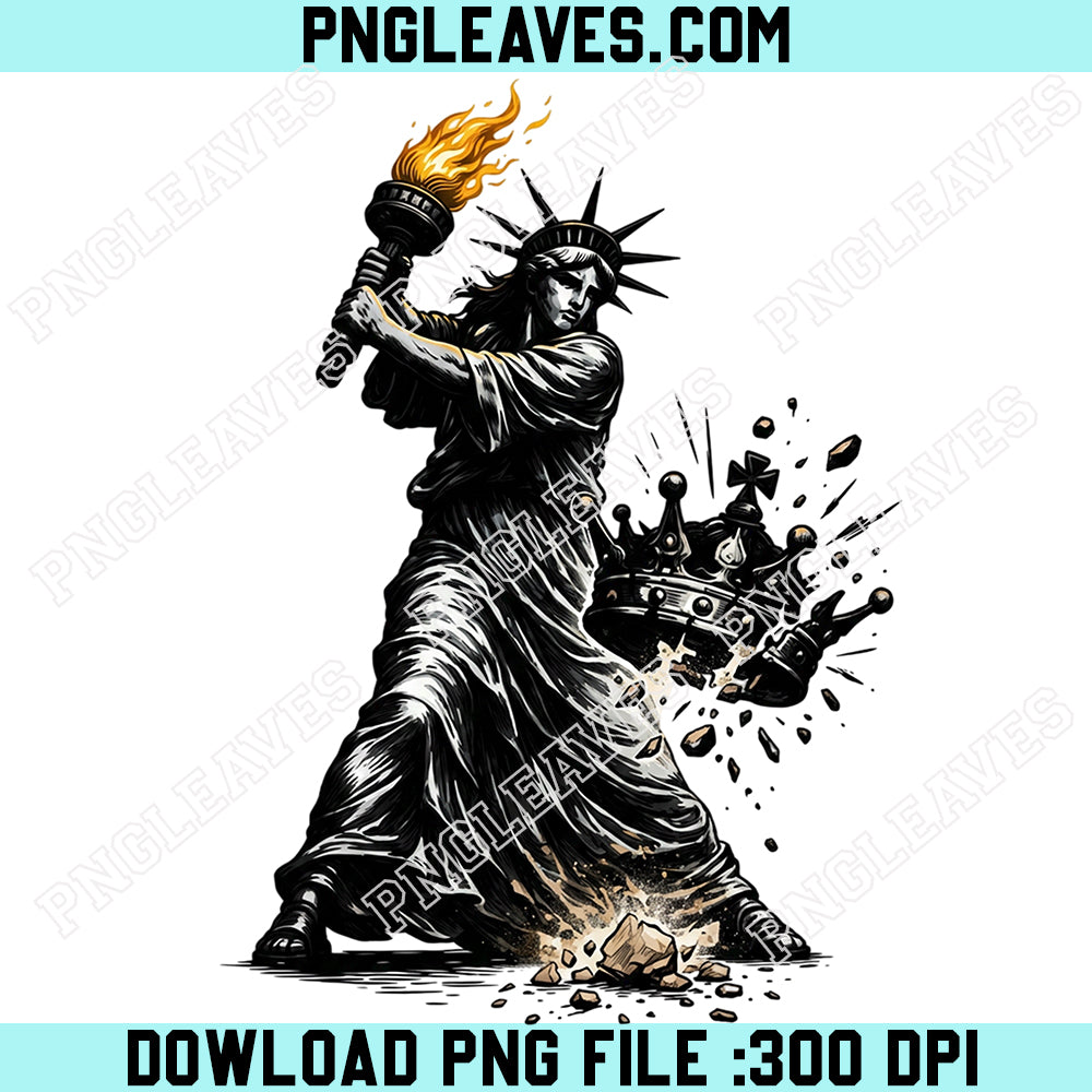 No Kings Png, Statue of Liberty Png, Anti Trump Png