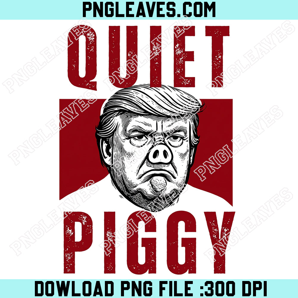 Trump Quiet Piggy Protest Png, Anti Trump Political Png