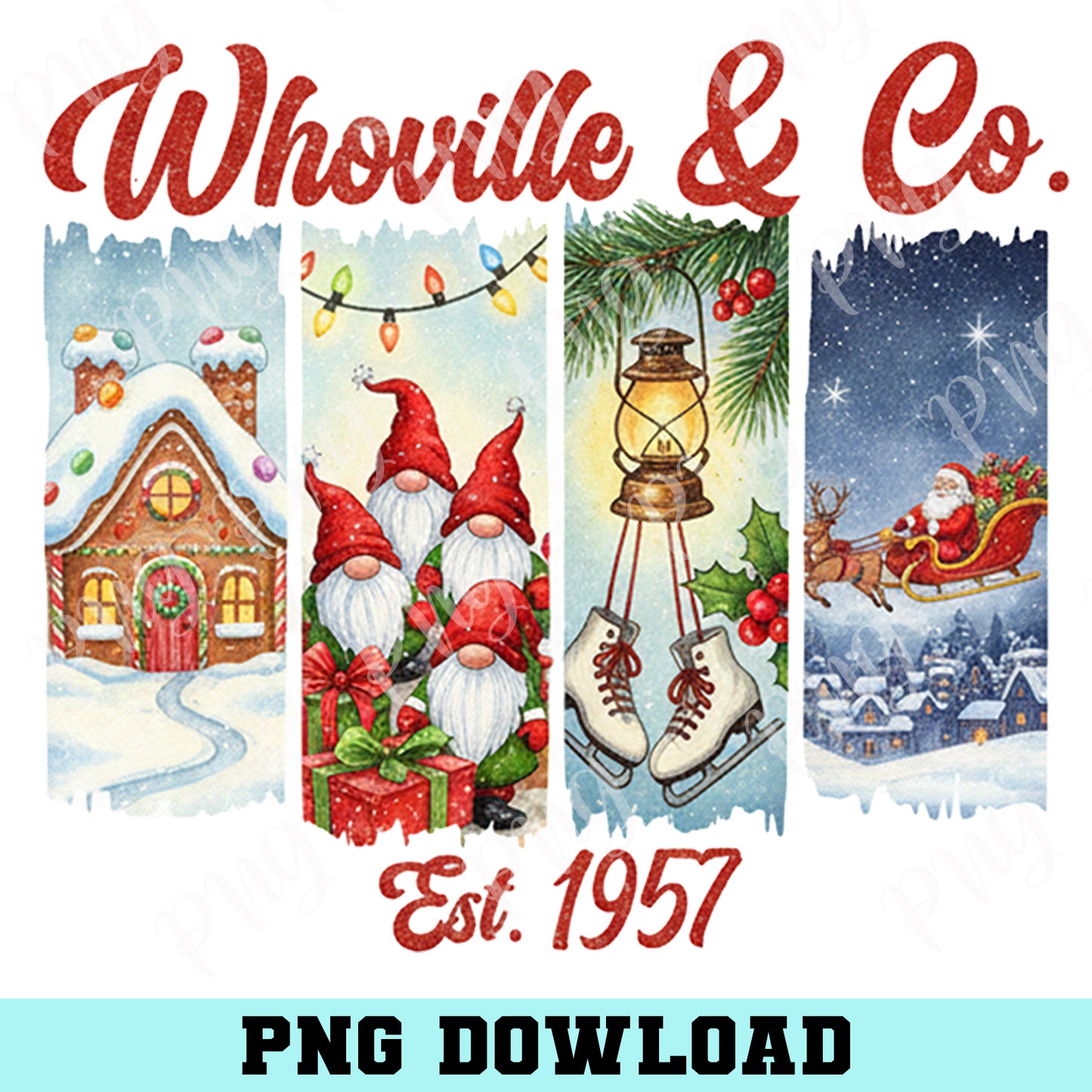 Retro Christmas Gnomes PNG, Christmas Png, Trendy Christmas Shirt Design Png