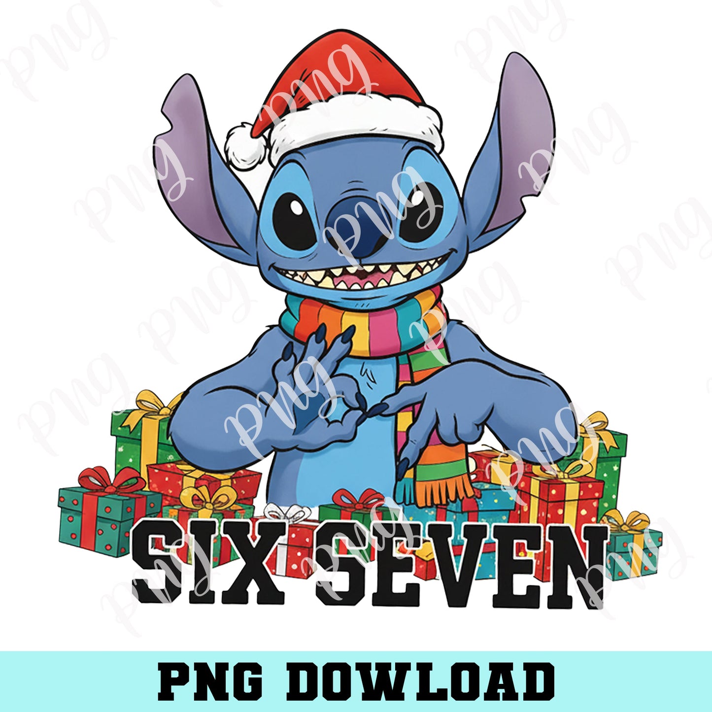 Stitch Christmas 6 7 PNG, Stitch Christmas PNG, Funny Stitch Hands SVG