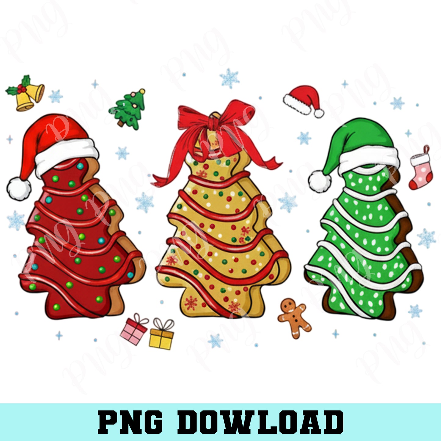 Slightly Subtle Tree Cake Christmas Png, Protect Democracy Christmas Tree Png