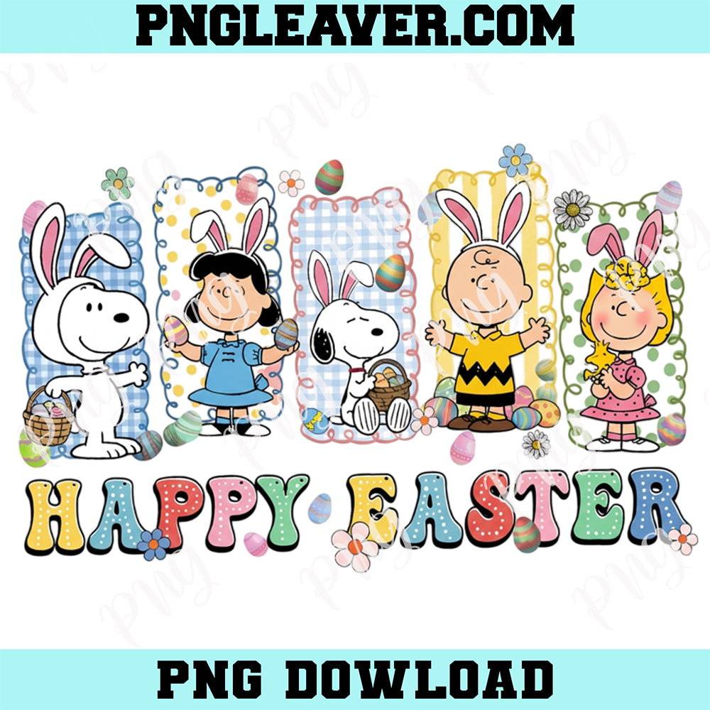 Snoop Easter Beagle Funny Png, Snoopy Easter Eggs Png, Peanuts Easter Png