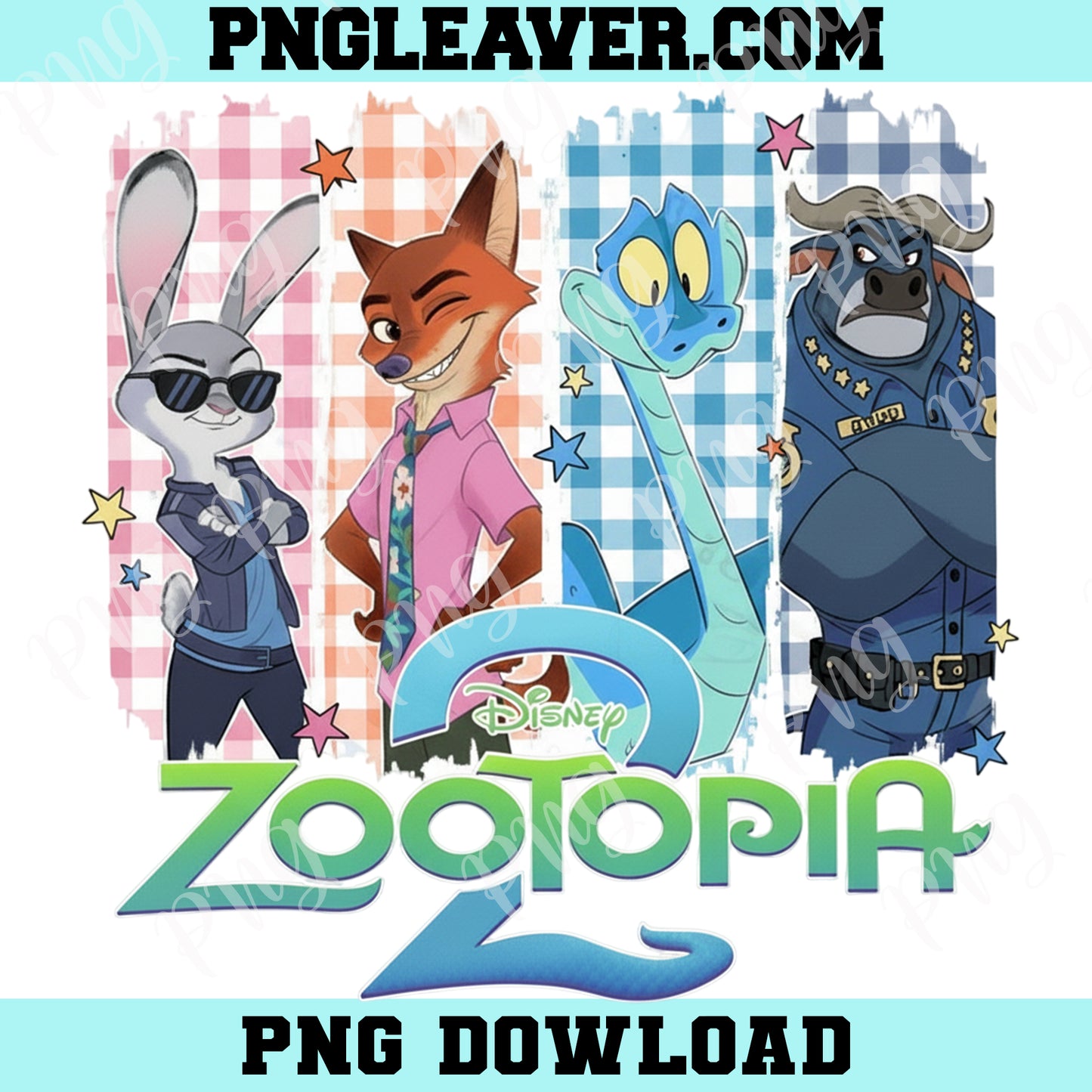 Zootopia 2 Gary Judy and Nick Png, Couple Matching Png, Retro Zootropolis Png