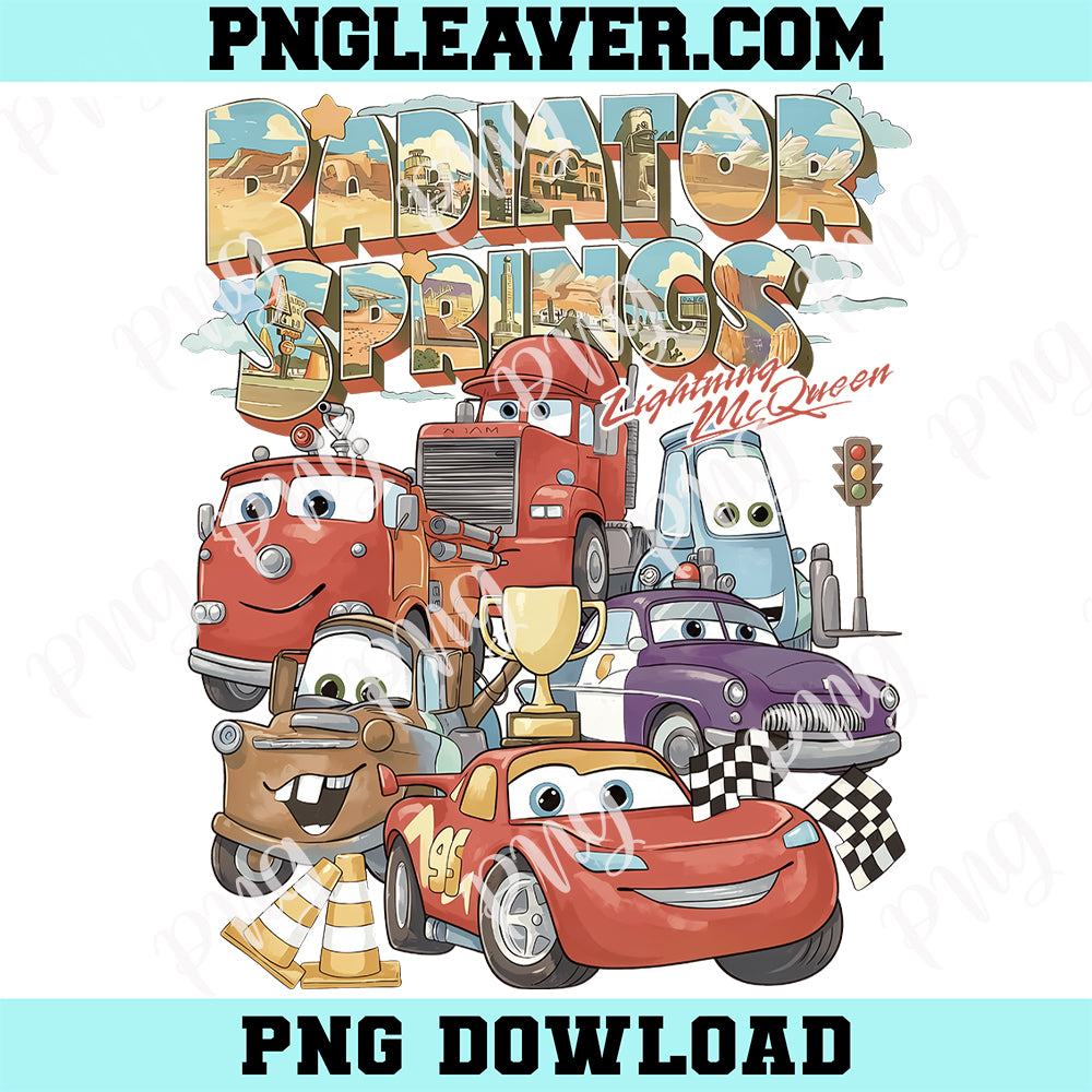 Lightning McQueen Disney Png, Pixar Cars Family Png, Disney Vacation Png