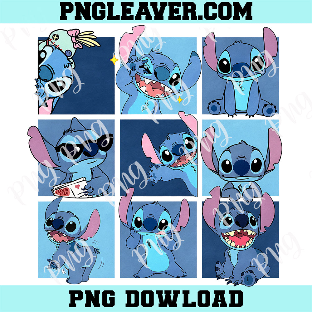 Stitch Ohana Means Family Cute Png, Stitch Ohana Png, Lilo and Stitch Png