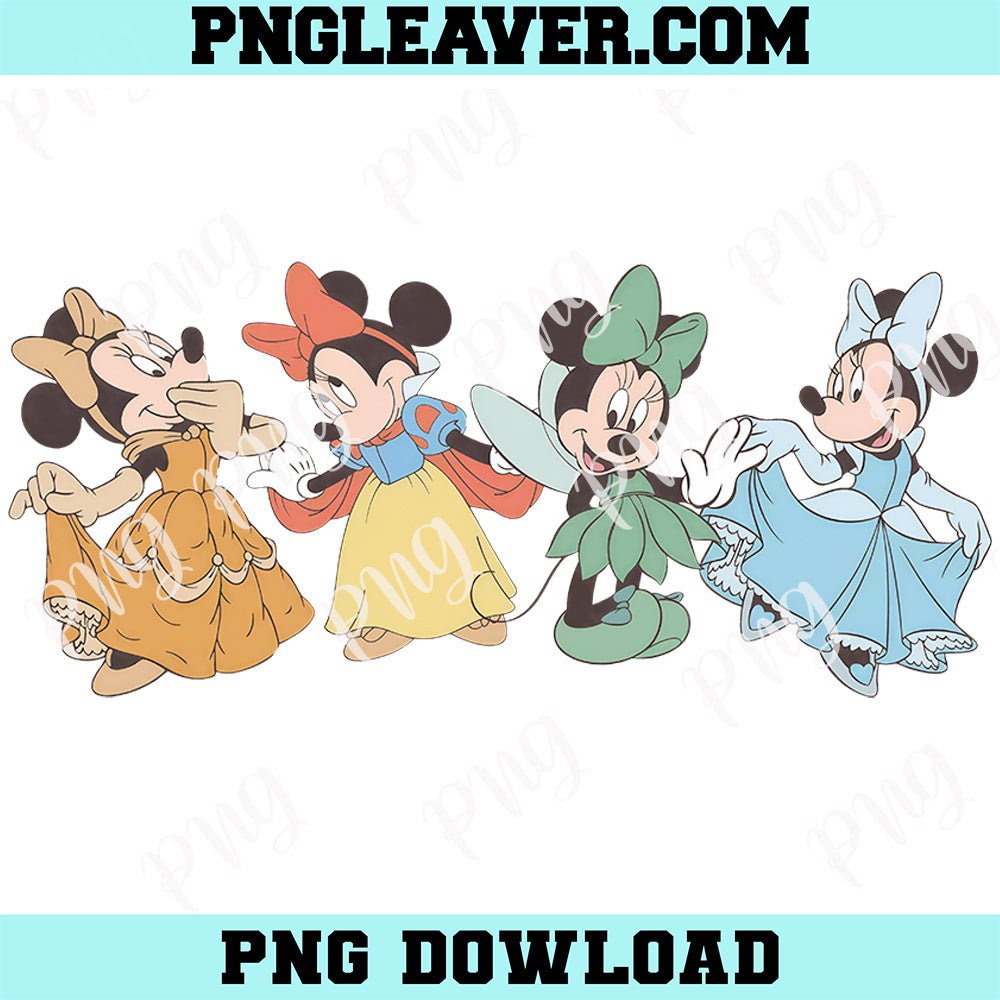 Disney Princess Minnie Mouse Cute Png, Minnie Princess Png, Disney Trip Png