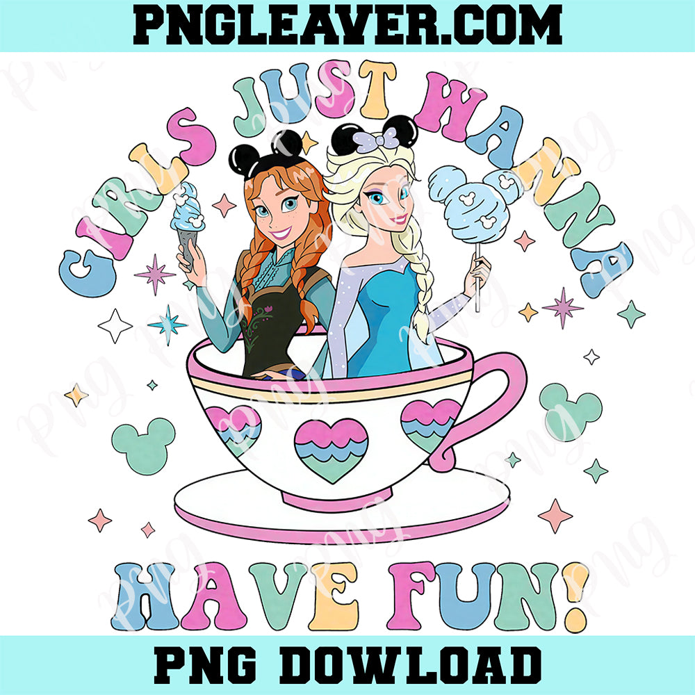 Disney Frozen Besties Coffee Png, Disney Girls Trip Png, Disney Besties Png