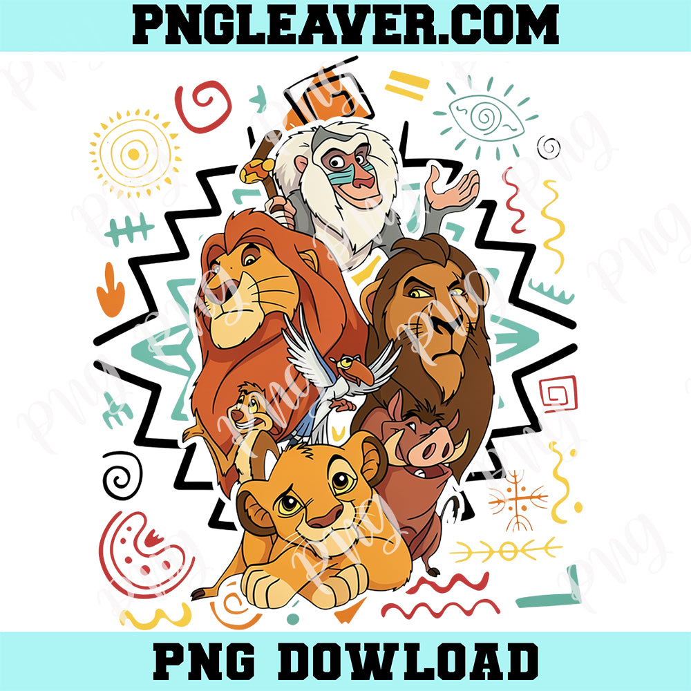 Disneyland Lion King Simba And Timon PNG, Vintage Lion King PNG, Hakuna Matata PNG