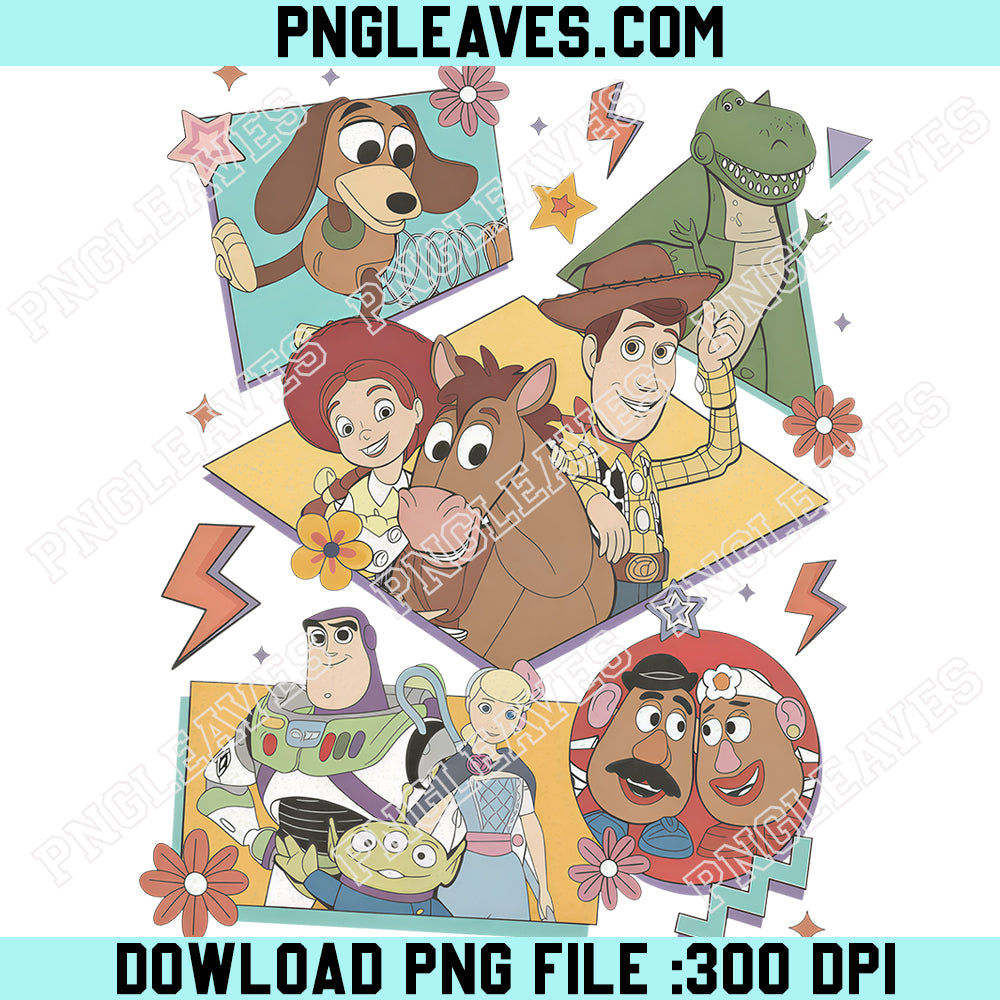 Retro Toy Story Disney Pixar Family Trip PNG, Vintage Woody Buzz Jessie Friend In Me Gift PNG