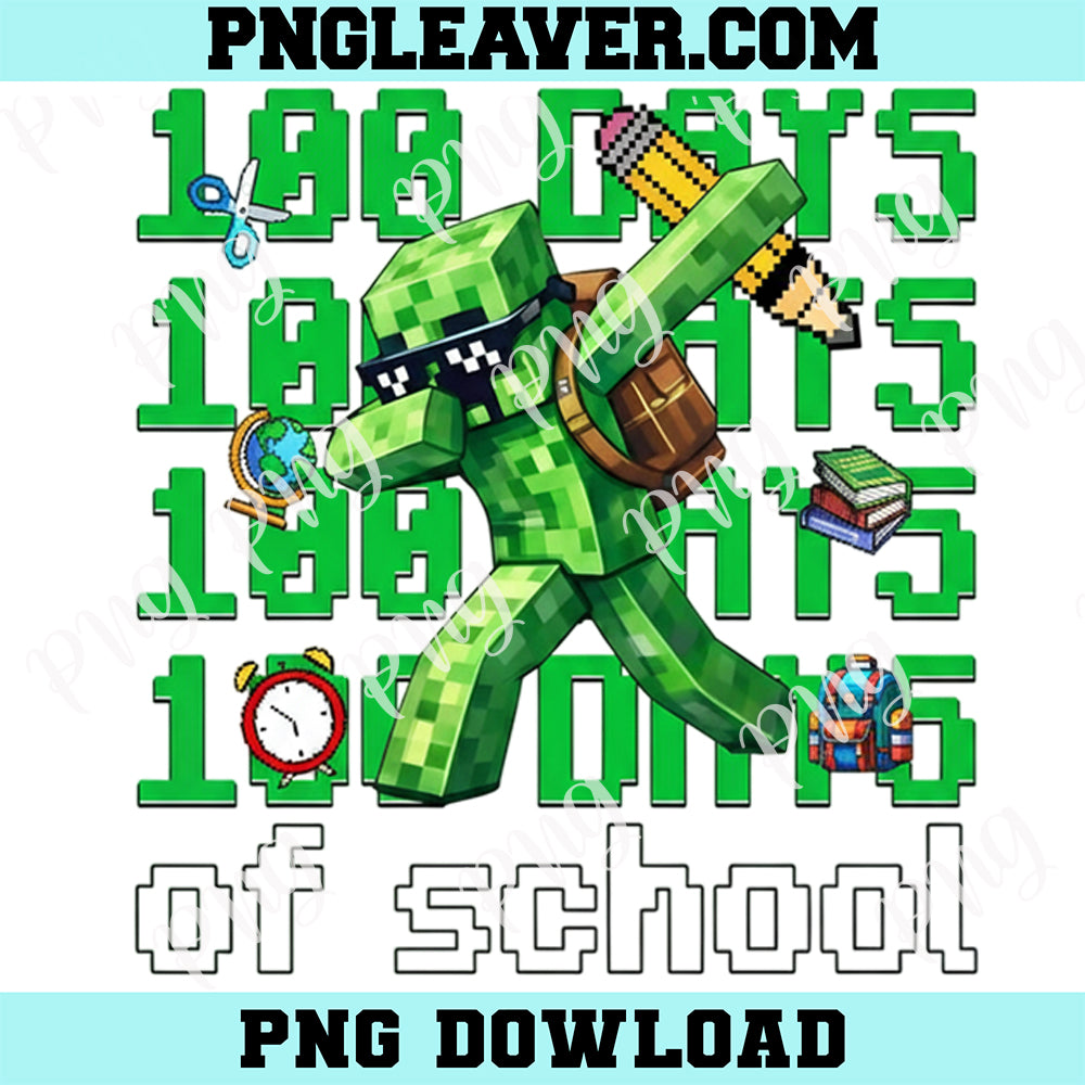 Minecraft Trial 100 Days Of School Png, I Survived 100 Days Png