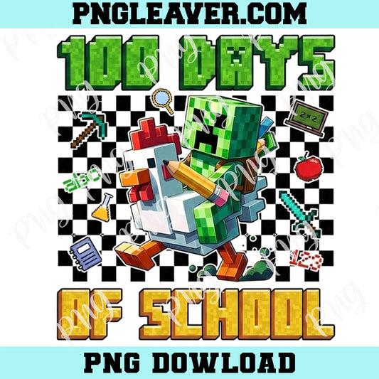 Boys Gaming School 100 Days Video Game Png, Level 100 Days Of School Gamer Png, Happy 100th Days Of School Png