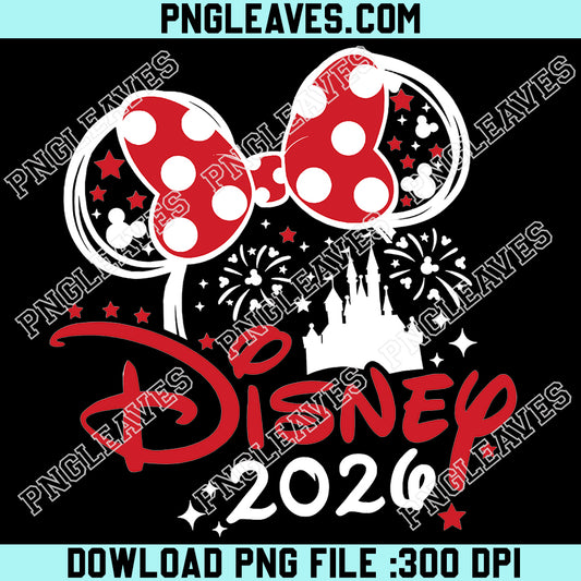 Minie Trip Disneyworld Png, Minie Vacation Png, Disneyland Png