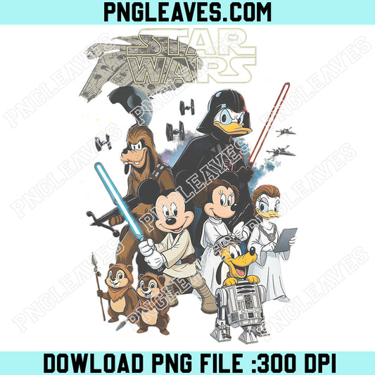 Disney Disguise Star Wars Png, Retro Mickey And Friends Disguise Png, Family Vacation Png