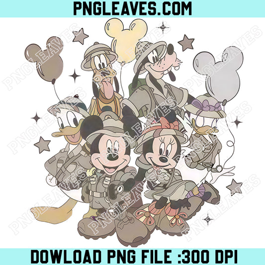Disney Safari Mode Disguise Png, Animal Kingdom Safari Png, WDW Mickey Safari Png
