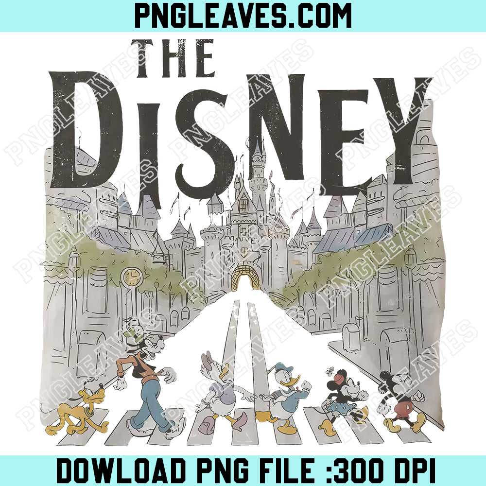 Friends Crossing The Road Png, Disneyworld Vintage Goofy Pluto Png