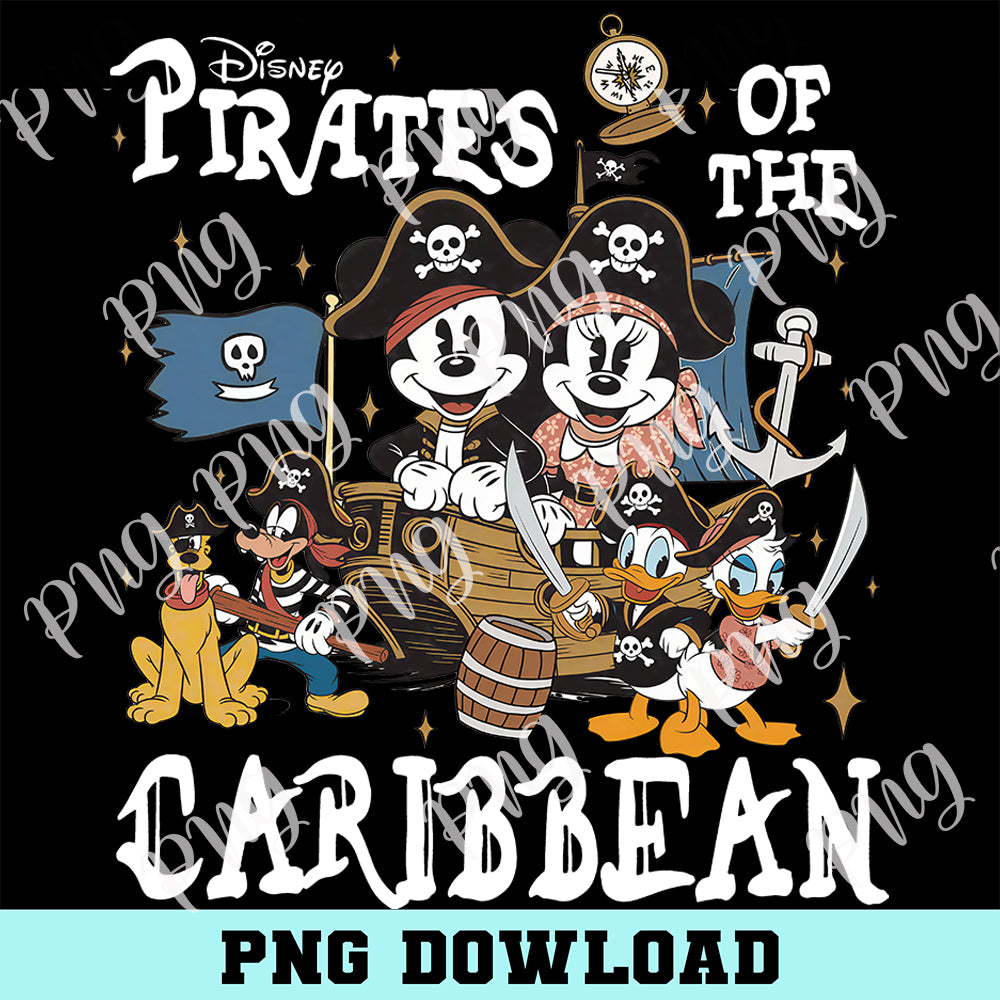 Pirates of The Caribbean Disneyworld Mickey Pirates Png, Mickey Pirates Png, Mickey Caribbean Png