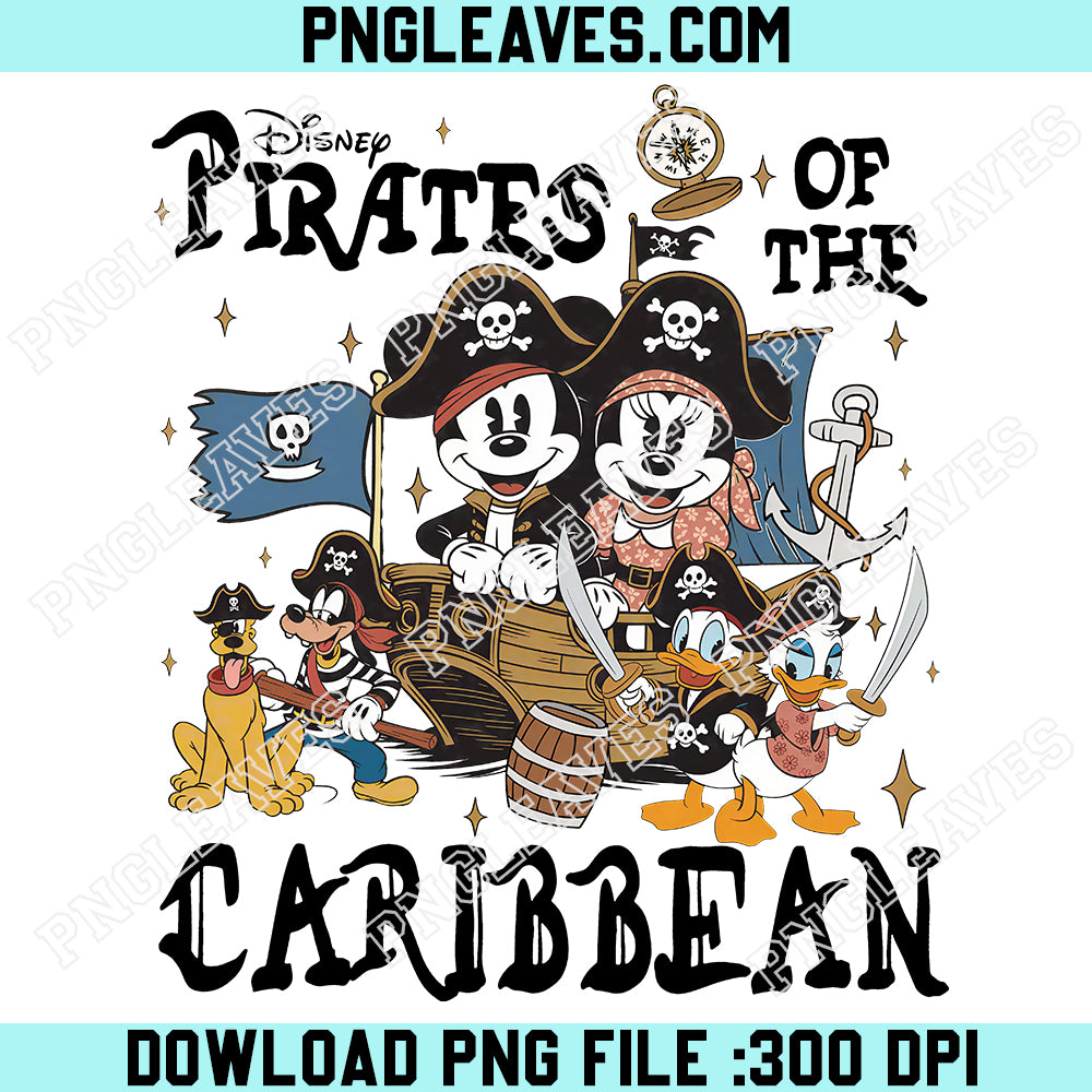 Mickey Pirates PNG, Pirates of The Caribbean Disneyworld Mickey Pirates PNG, Mickey Caribbean PNG