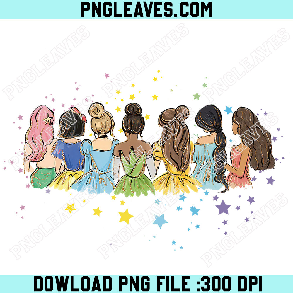 Retro Disney Princess New Png, Disney Trip Disney Princess Png, Disneyworld Princess Png
