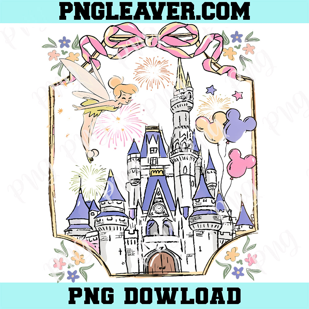Retro Walt Disney World vitage Png, Magic Kingdom Png, Magical Castle Png