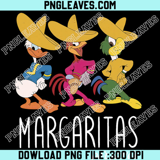 Margaritas Por Favor Png, The Three Caballeros Png, Disney Margarita Png