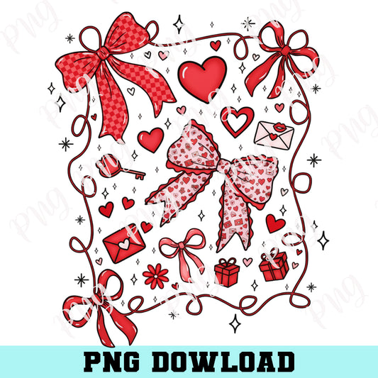 Coquette Bow Png, Girly Bow Design Png, Checkered Coquette Bow Design PNG