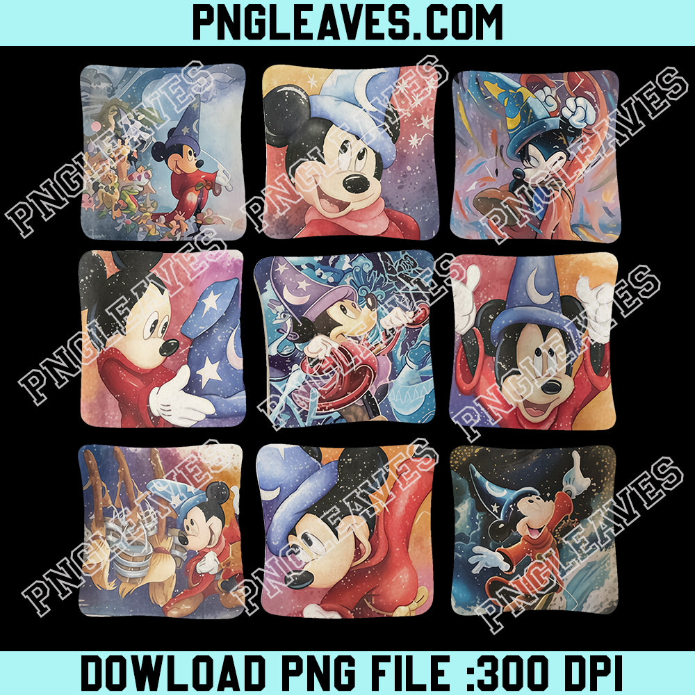 Vintage Walt Disney Fantasy PNG, Kids Disney PNG, Retro Mickey Fantasia PNG