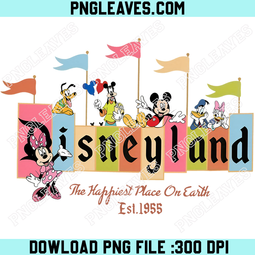 Disneyland Vitage PNG, Disneyland Est 1955 PNG, Disney Matching PNG
